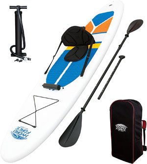 bestway hydro force white cap paddle board