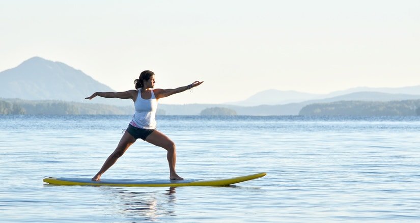 Paddle Board Yoga Poses