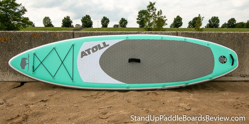 atoll aquamarine paddle board