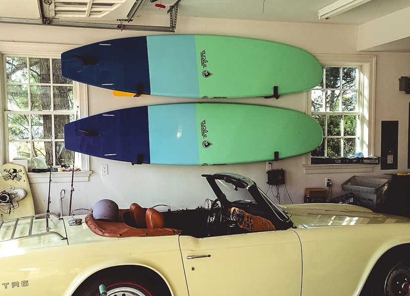 how to store surf and sup boards